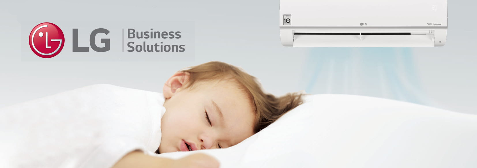 kind slaapt bij airco